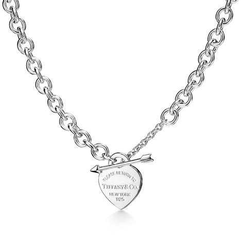 tiffany tag necklace replica|tiffany chunky heart necklace.